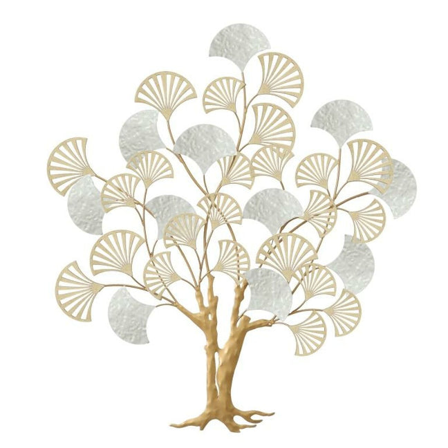 GoldLeaf™ Tree Wall Art – DKD Home Decor Golden White
