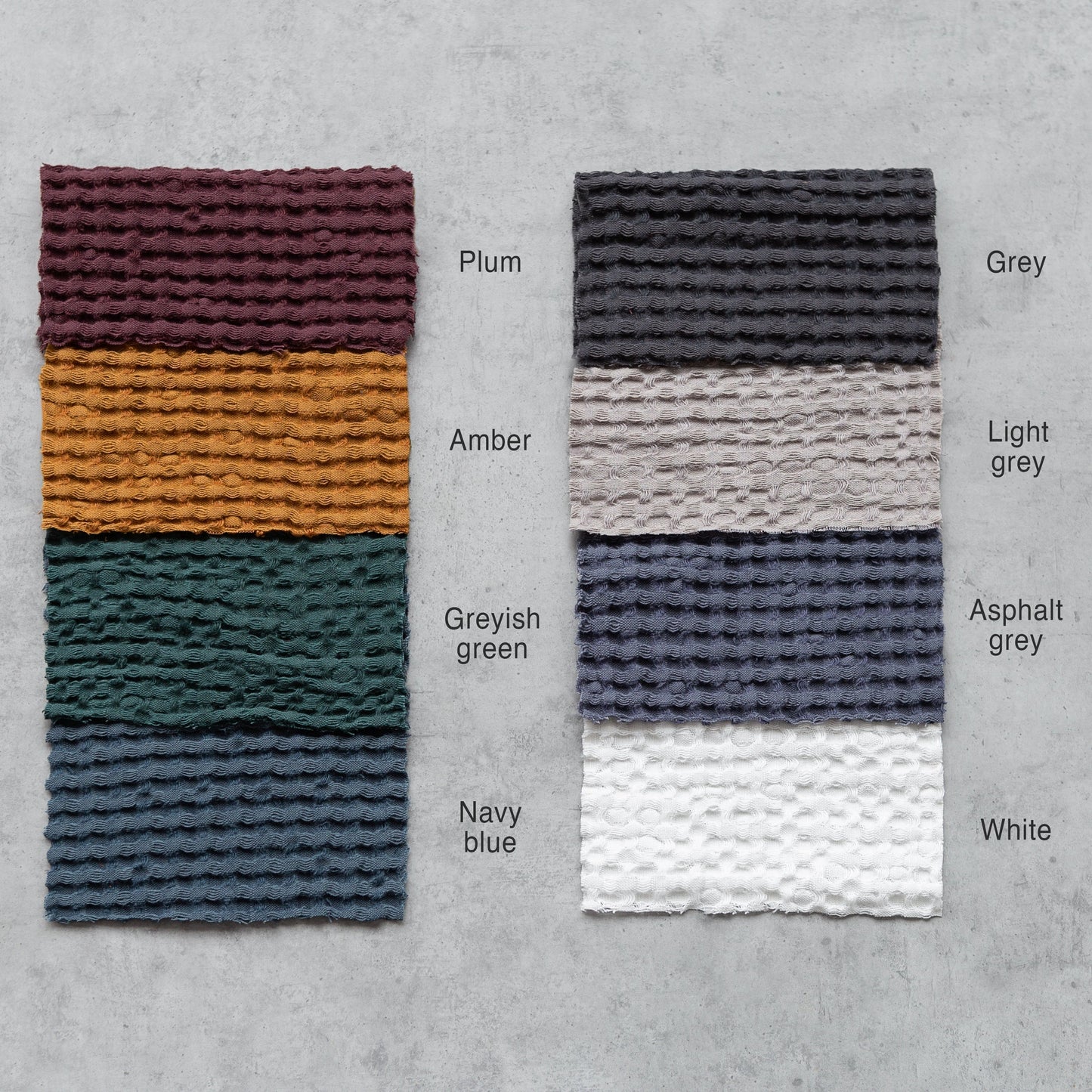 LuxeLinen™ Waffle Towel & Hoodie Robe Set