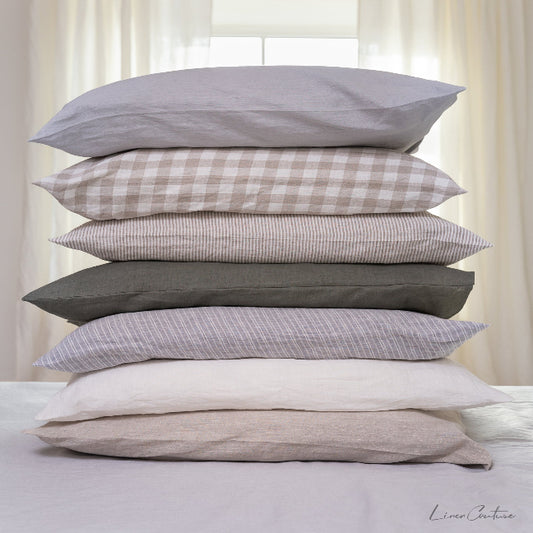 LinenEase™ Envelope Pillowcases – Soft & Breathable